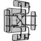 Global Industrial Square Kids Picnic Table, Black, Expanded Metal, 46 in L, 24-1/2 in H Overall 277151KBK - alternate 3